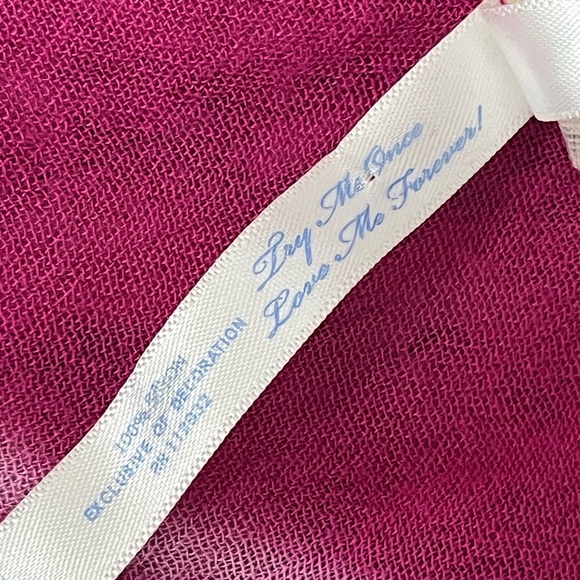 Ocean Breeze Knit Tunic Top Women’s One Size Pink Boho Hippie Sheer Embroidered - Picture 8 of 12